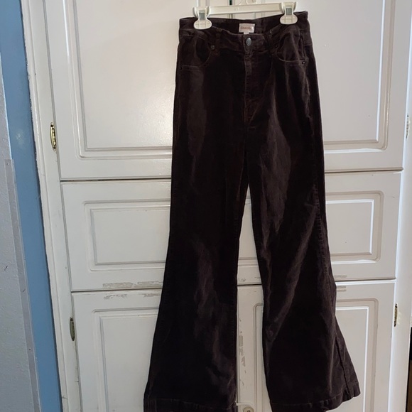 Ghanda Chocolate Corduroy Trousers - Picture 1 of 4